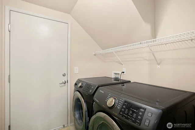 a room with storage and utility