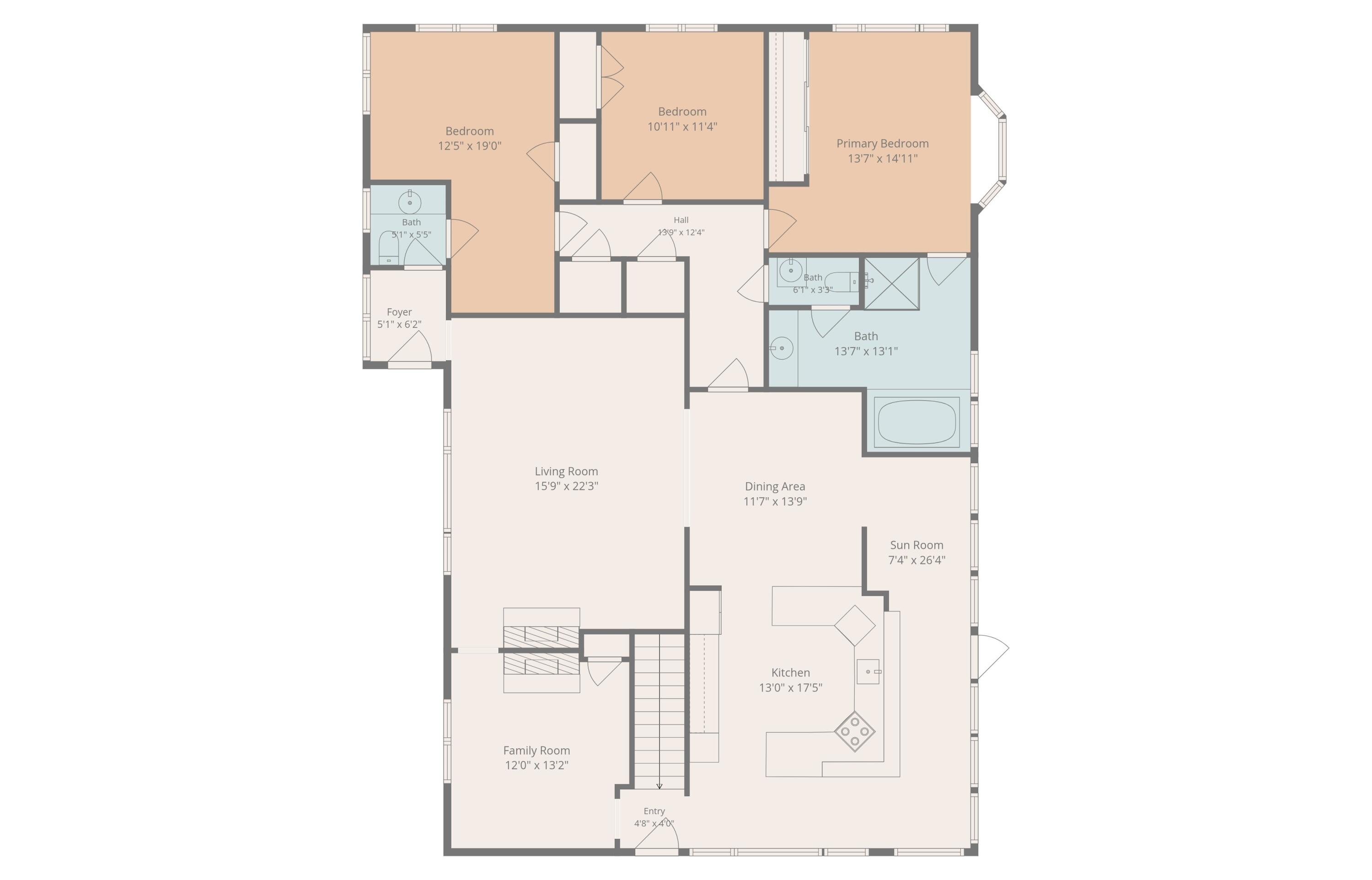 4681 Folks Road Horton, MI 49246 - Photo 69 of 69 Main Level Floor Plan 1
