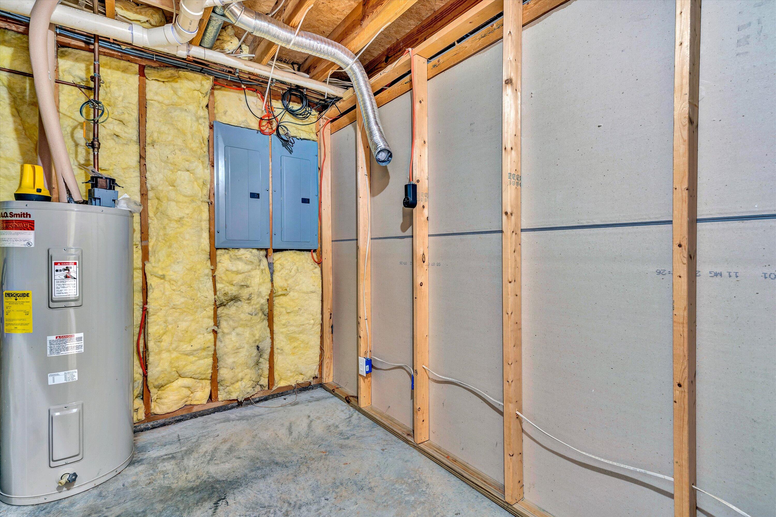 113 Aftons Meadow Road Vinton, VA 24179 - Photo 28 of 36 Lower Level Laundry & Storage Room