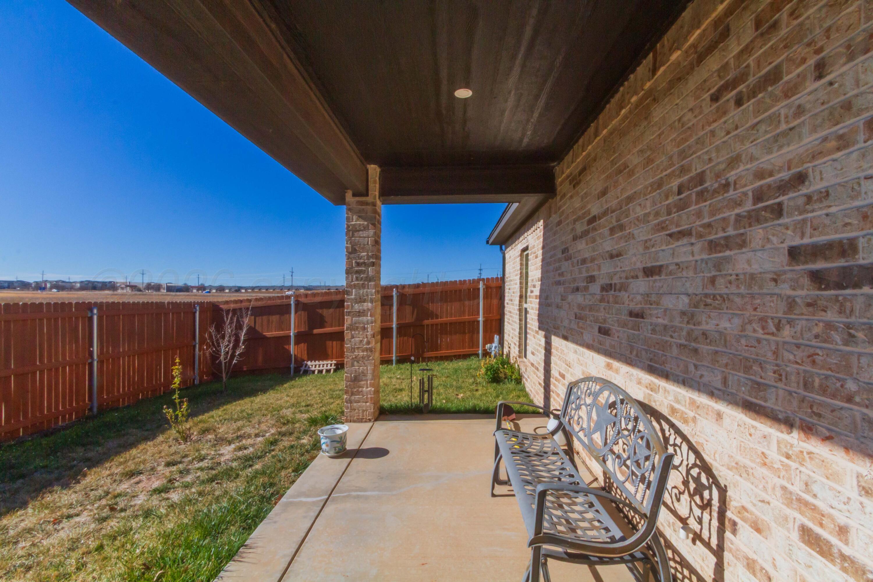 6909 Tatum Circle Amarillo, TX 79119 - Photo 30 of 33 PATIO VIEW 1