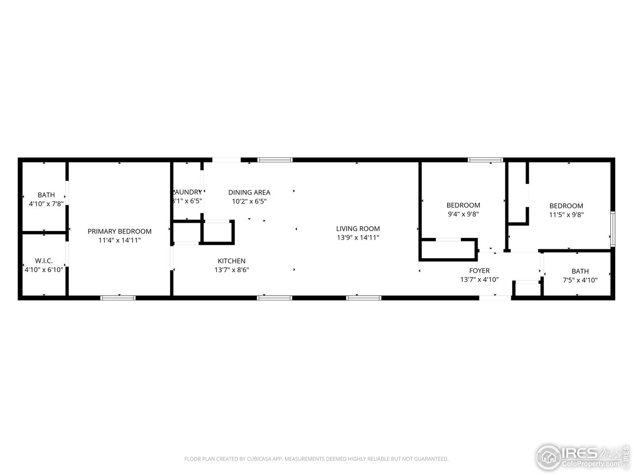 230 North 2nd Street, Unit 72 Berthoud, CO 80513 - Photo 11 of 11 a picture of a white wall and black white wall