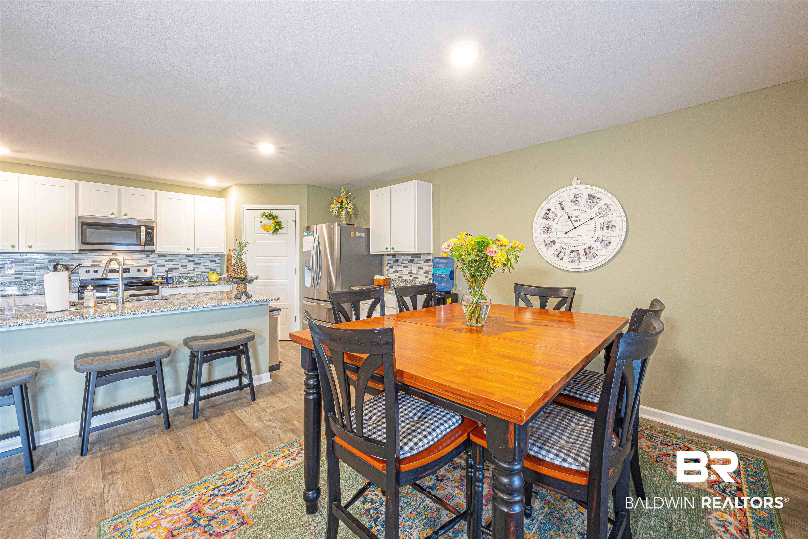 14843 Forsythia Loop Silverhill, AL 36576 - Photo 19 of 51 Dining room with light wood-type flooring and recessed lighting