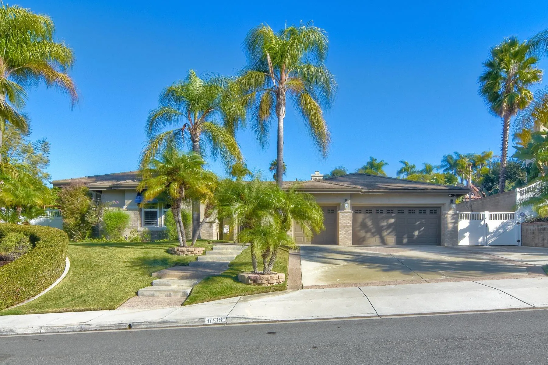 11739 Treadwell Drive Poway, CA 92064 - Photo 44 of 46 a front view of a house with fountain