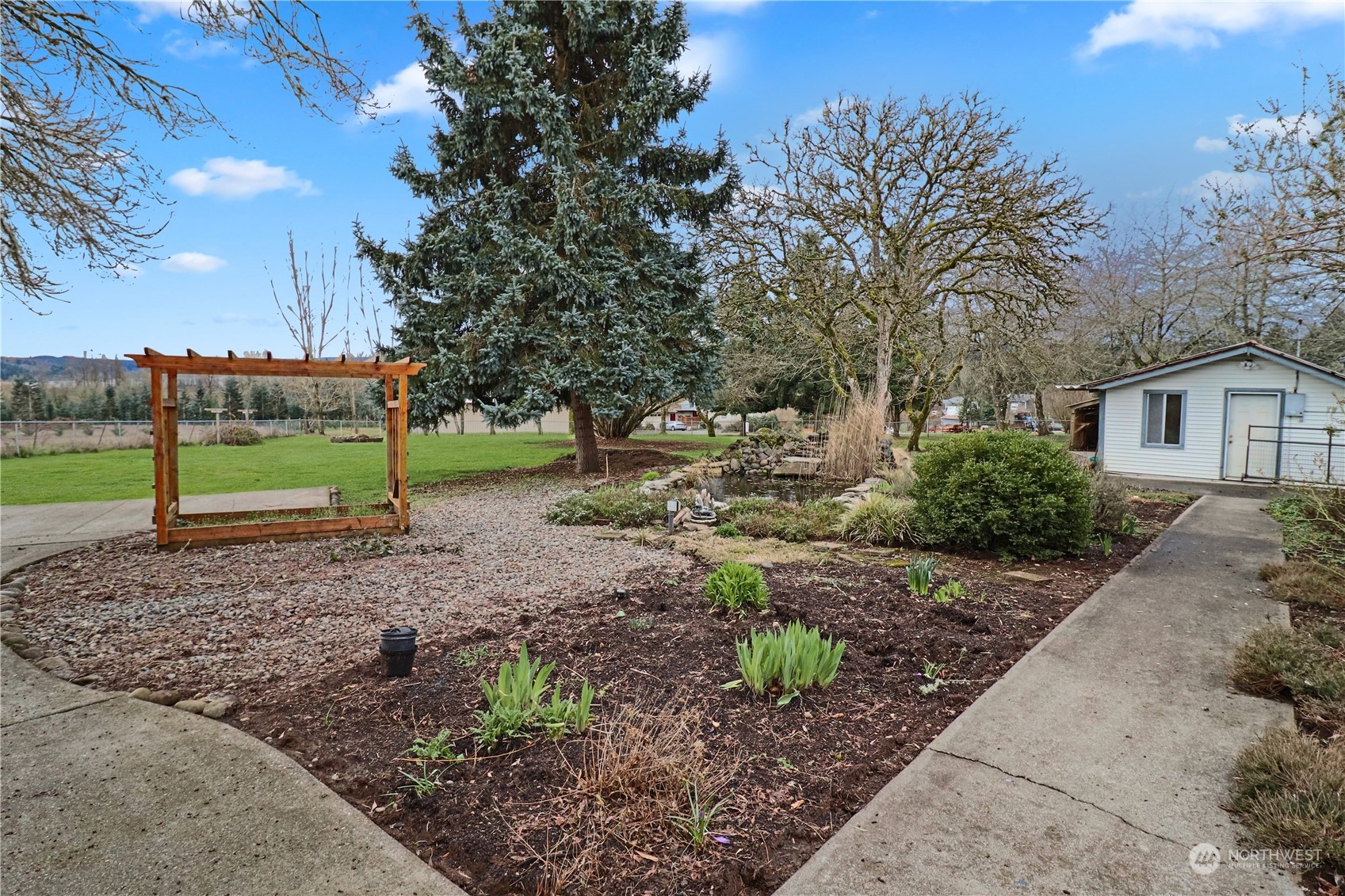 203 Stearns Road Chehalis, WA 98532 - Photo 29 of 34 a view of a yard with a tree