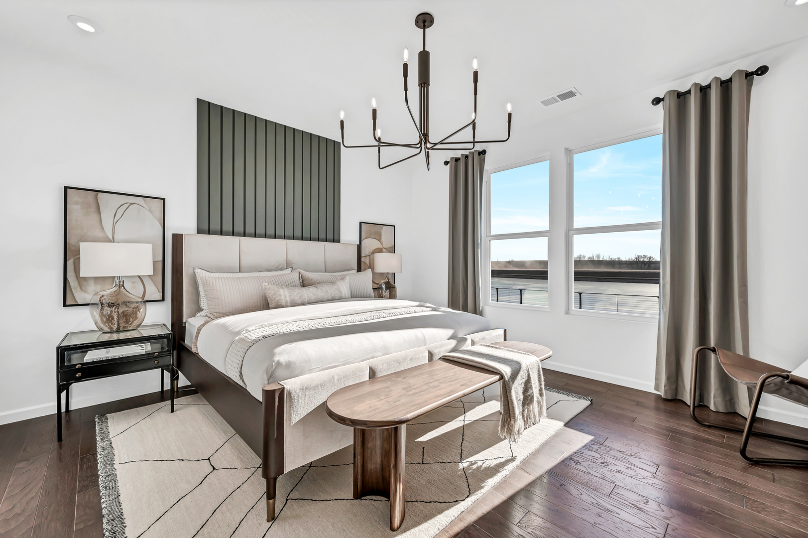 3256 Oak Creek Lane Aurora, IL 60503 - Photo 9 of 19 a bedroom with a bed window and a table