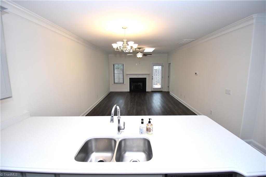 2270 Willard Dairy Road High Point, NC 27265 - Photo 11 of 28 The view from the kitchen sink, the cook can be the star attraction at your party.