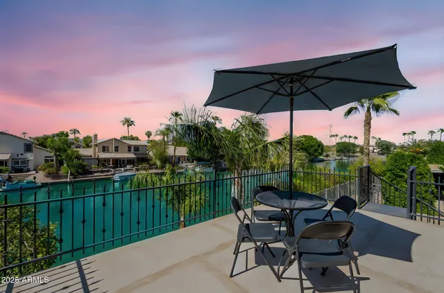 a view of balcony and patio