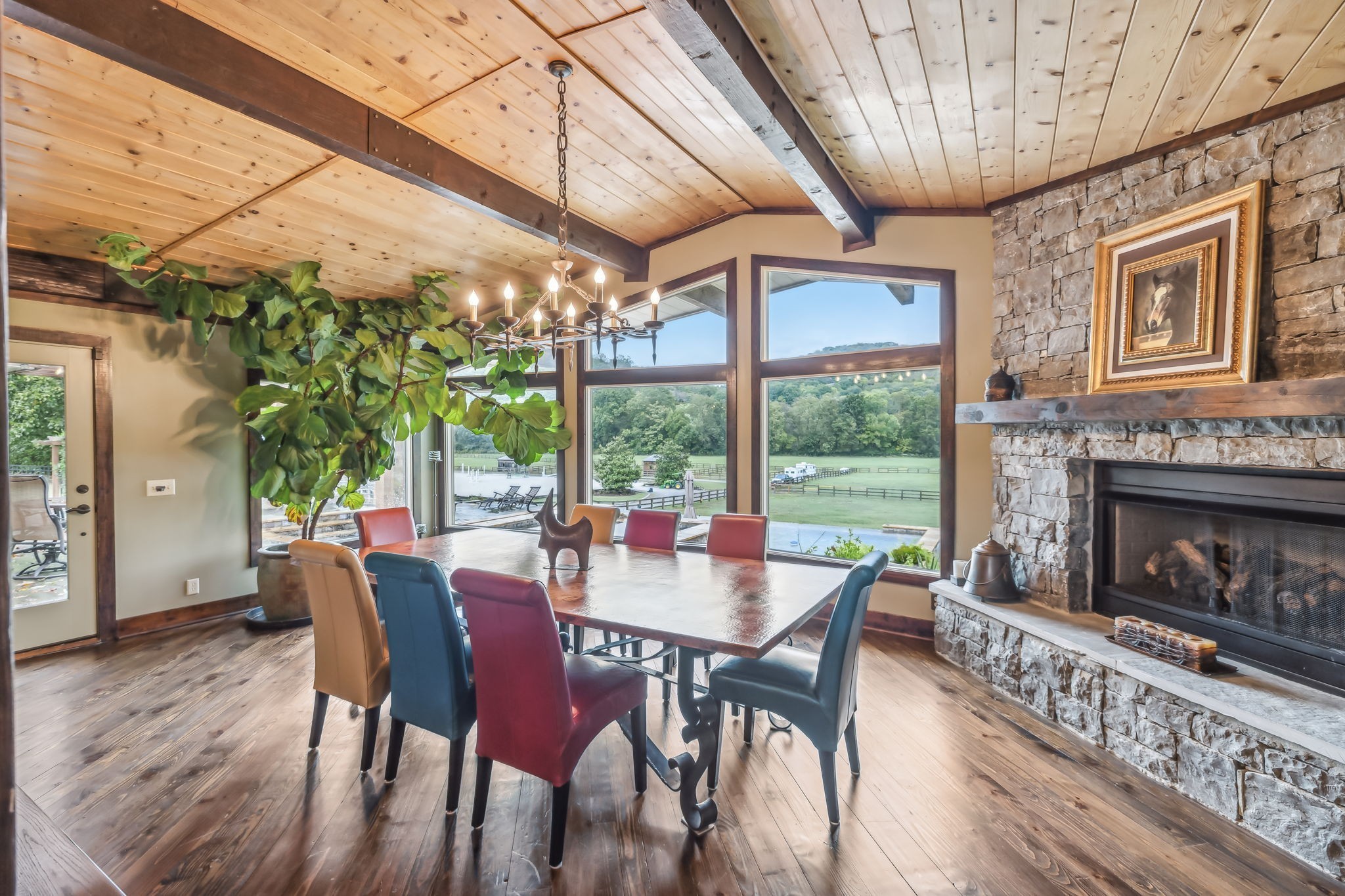 2864 Sawyer Bend Road Nashville, TN 37221 - Photo 19 of 94 a view of a dining room with furniture window and outside view