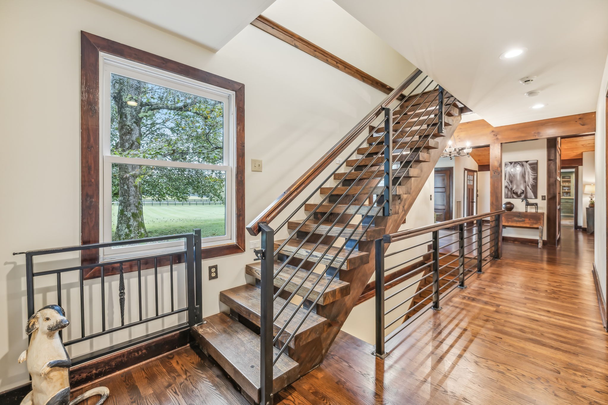 2864 Sawyer Bend Road Nashville, TN 37221 - Photo 50 of 94 a view of entryway with wooden floor and stairs