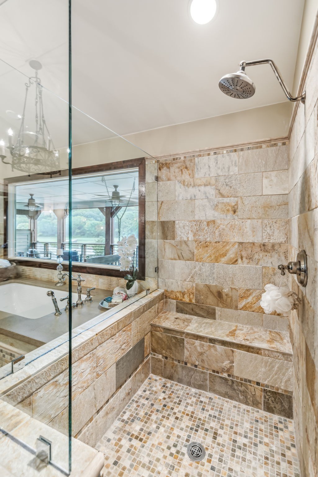 2864 Sawyer Bend Road Nashville, TN 37221 - Photo 58 of 94 a bathroom with a bathtub and a shower