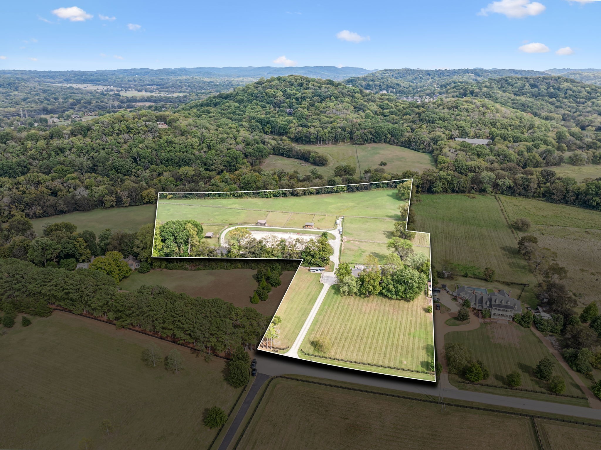 2864 Sawyer Bend Road Nashville, TN 37221 - Photo 87 of 94 a view of a lake with a mountain in the background