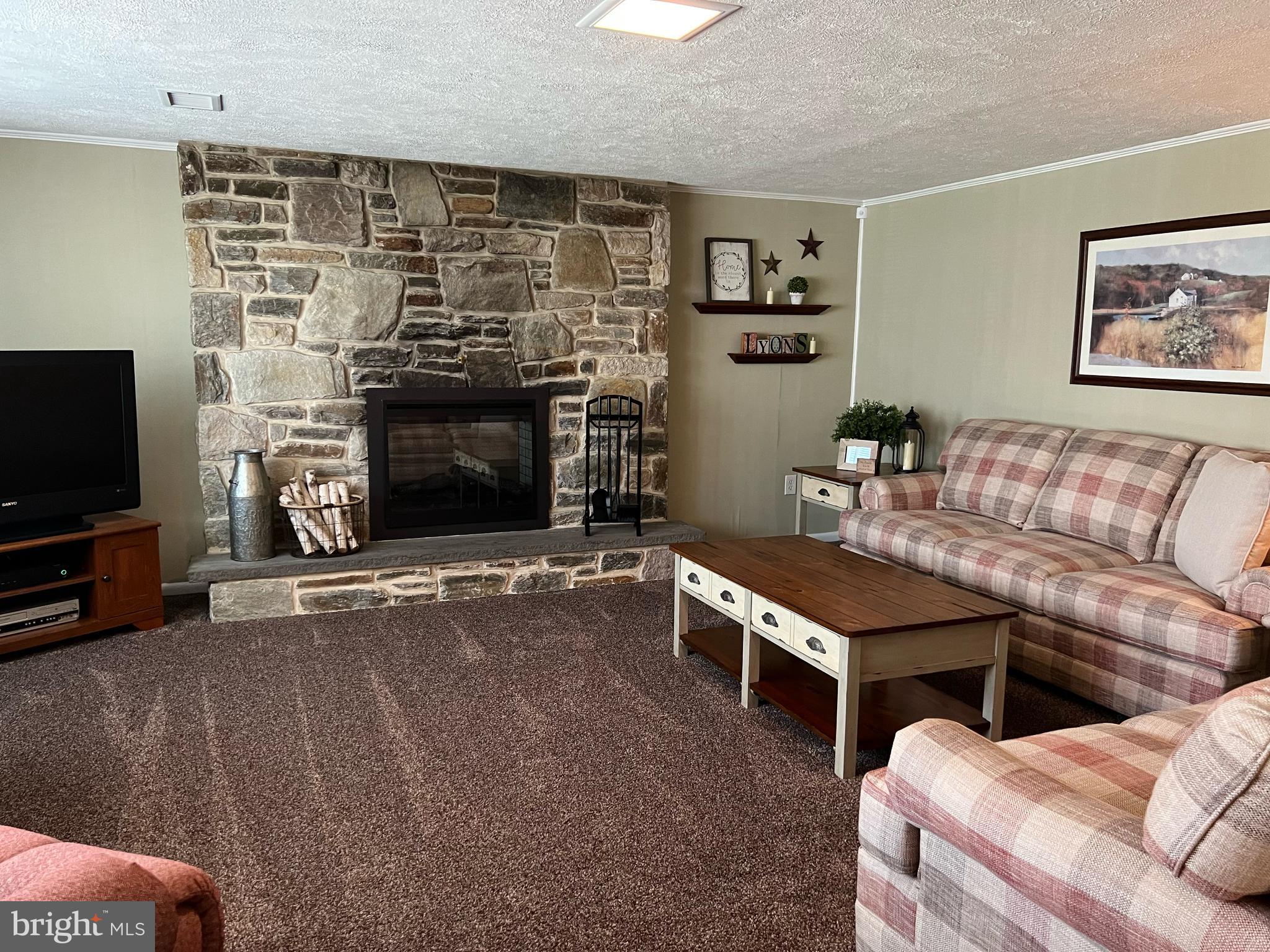 3814 Inwood Lane Philadelphia, PA 19154 - Photo 5 of 37 a living room with furniture and a fireplace