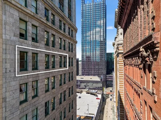 a room with furniture