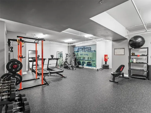 a view of a bathtub in a bathroom
