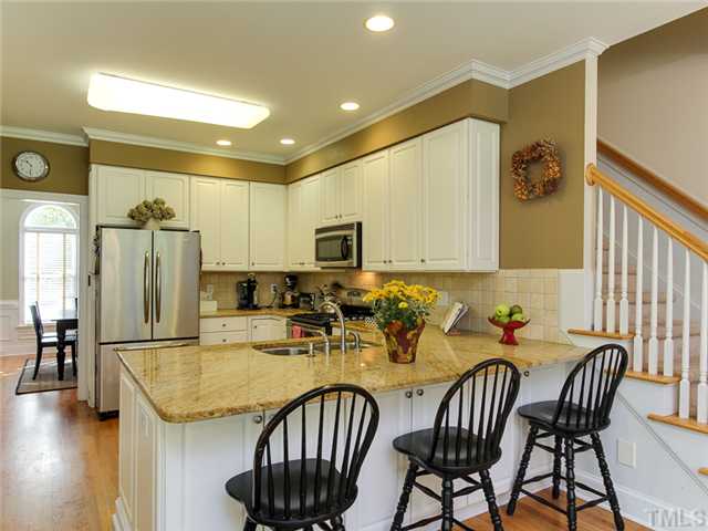408 Reedham Way Raleigh, NC 27615 - Photo 13 of 25 Great open kitchen and breakfast room.