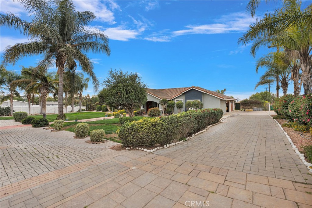 17777 Brazier Drive Riverside, CA 92508 - Photo 5 of 58 a front view of a house with a yard and palm trees