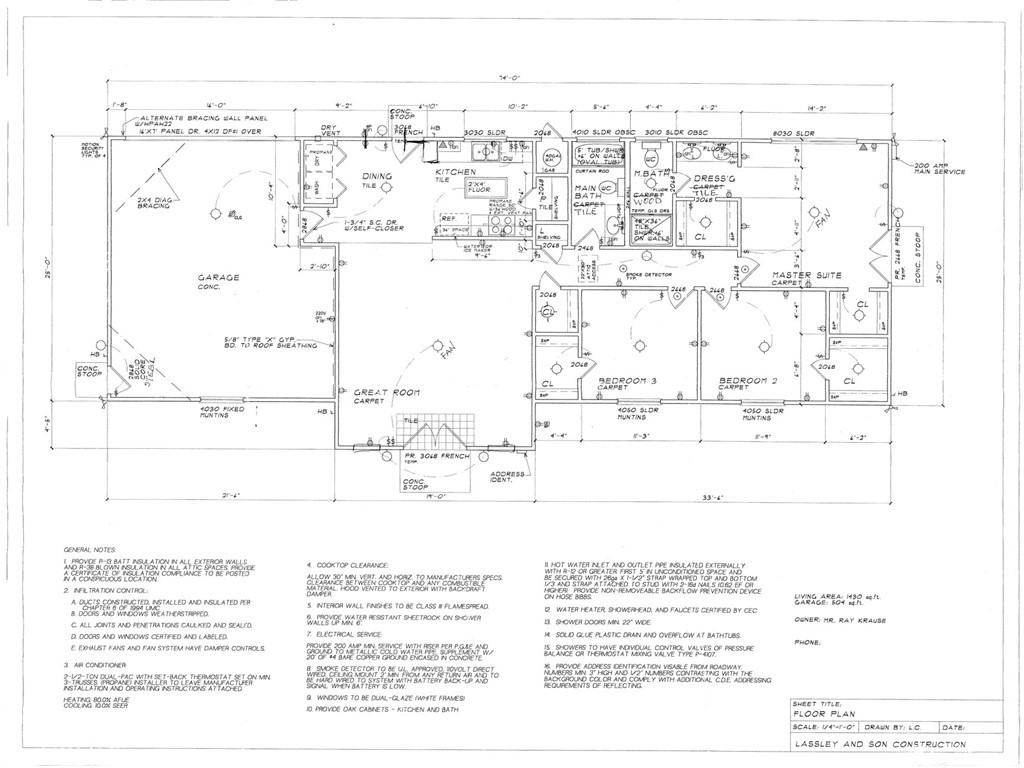 49610 House Ranch Road O'Neals, CA 93645 - Photo 44 of 44 Cottage floor plan