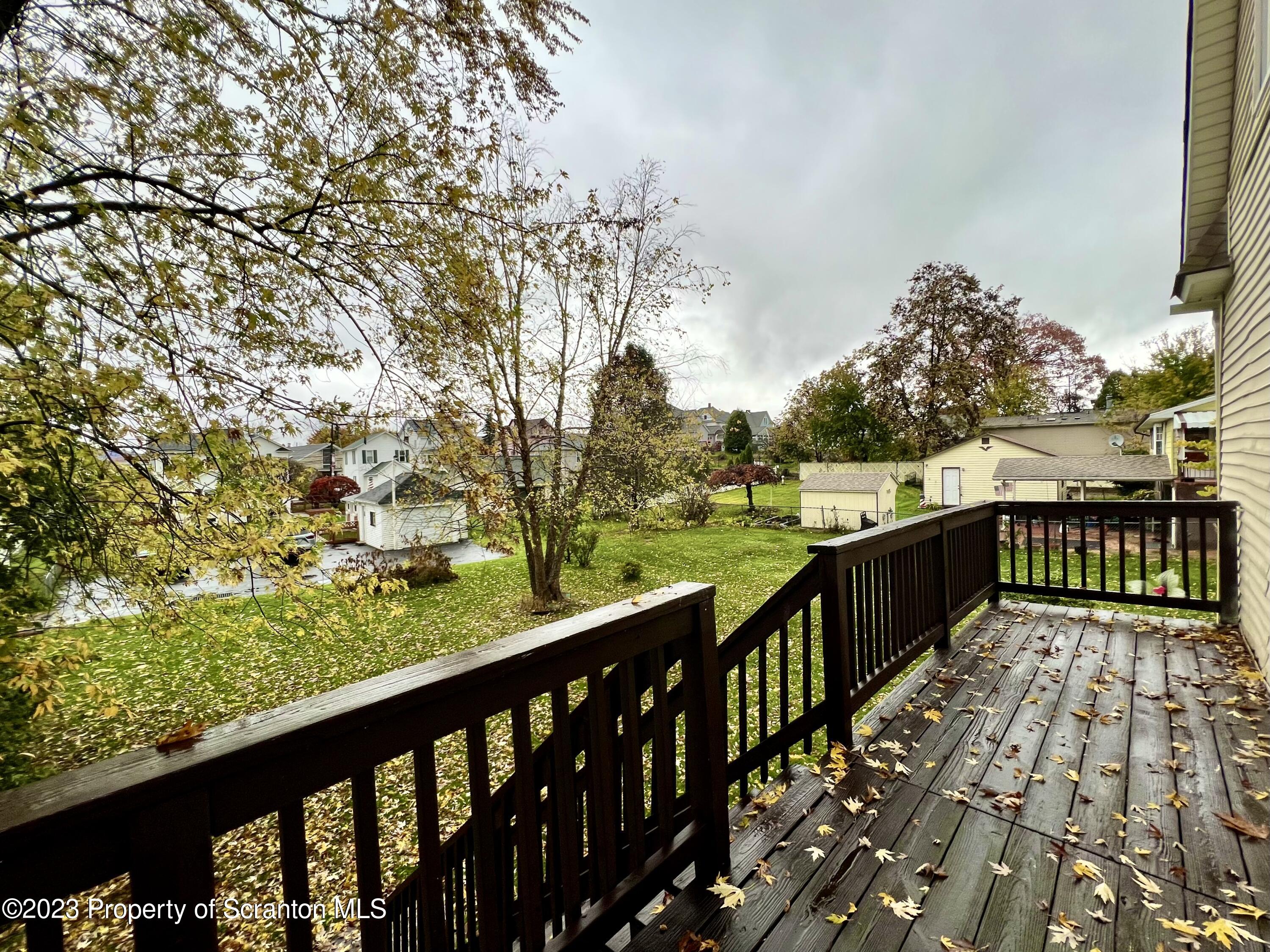 1109 Grove Street Avoca, PA 18641 - Photo 17 of 17 a view of city from a balcony