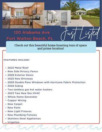 $439,000 | 120 Alabama Avenue Northwest, Fort Walton Beach, FL 32548