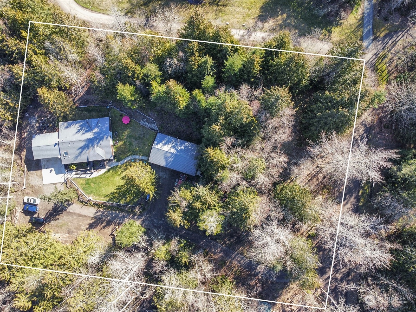 297 Amarillo Road Port Angeles, WA 98362 - Photo 2 of 40 a view of a yard