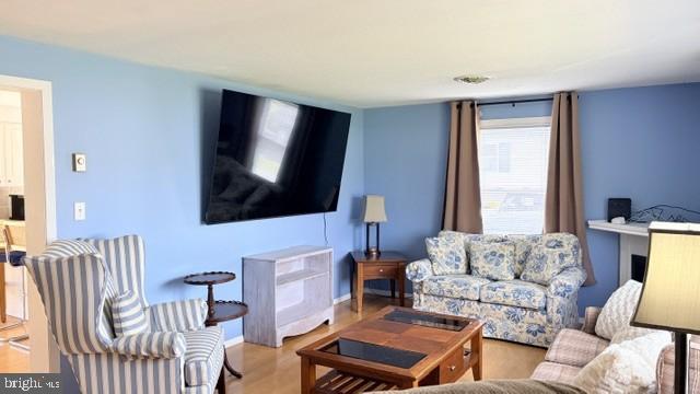 508 Lloyd Street Ocean View, DE 19970 - Photo 4 of 29 a living room with furniture fireplace and a flat screen tv