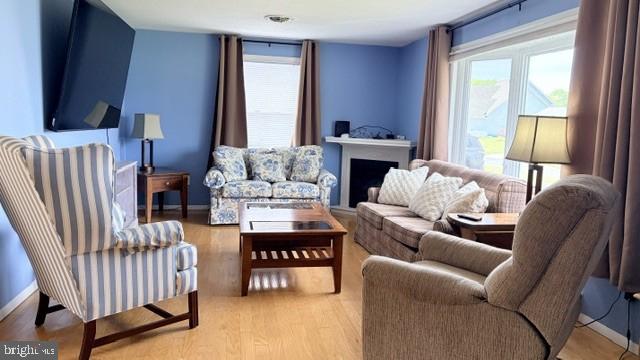 508 Lloyd Street Ocean View, DE 19970 - Photo 5 of 29 a living room with furniture fireplace and a large window