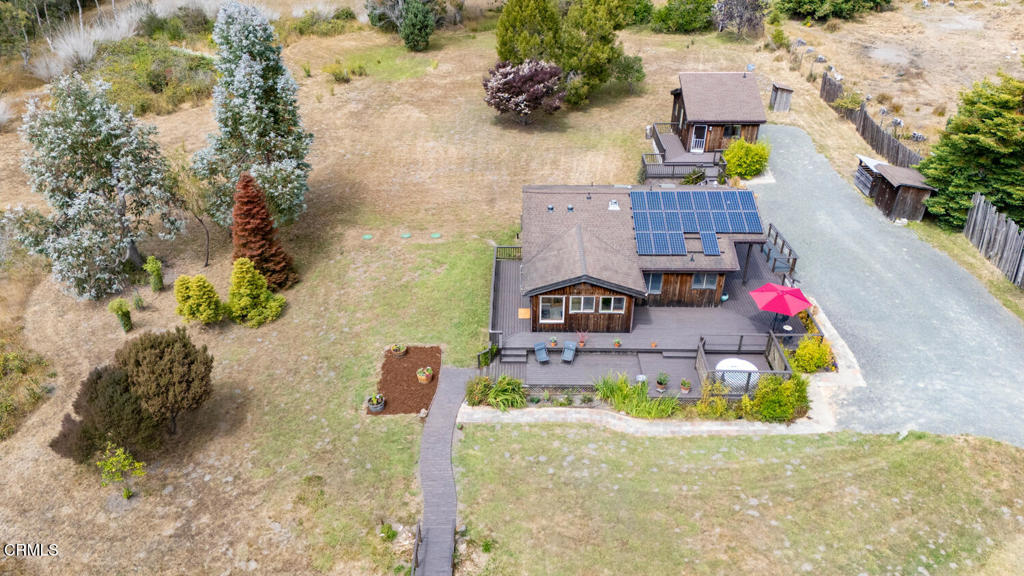 30470 Pudding Creek Road Fort Bragg, CA 95437 - Photo 32 of 34 an aerial view of residential house with outdoor space
