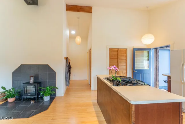 a very nice looking room with a large window