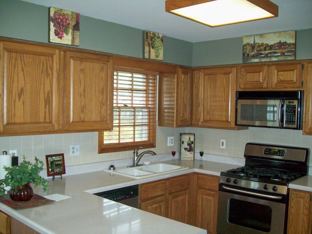 1180 Lewis Road Geneva, IL 60134 - Photo 16 of 25 a kitchen with stainless steel appliances a sink stove and cabinets