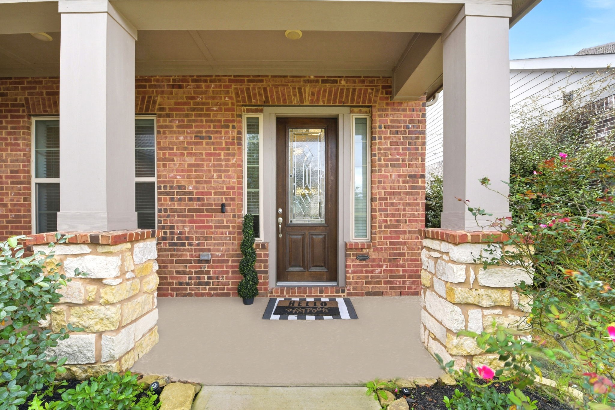 3410 Shockley Lane Rosharon, TX 77583 - Photo 5 of 32 a front view of a house with a glass door