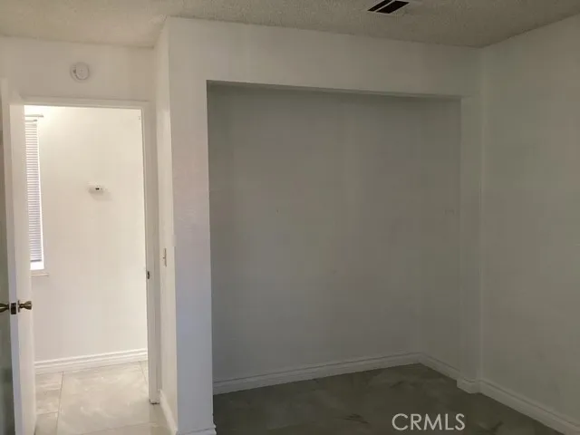 a small space with wooden floor