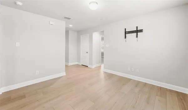 wooden floor in an empty room