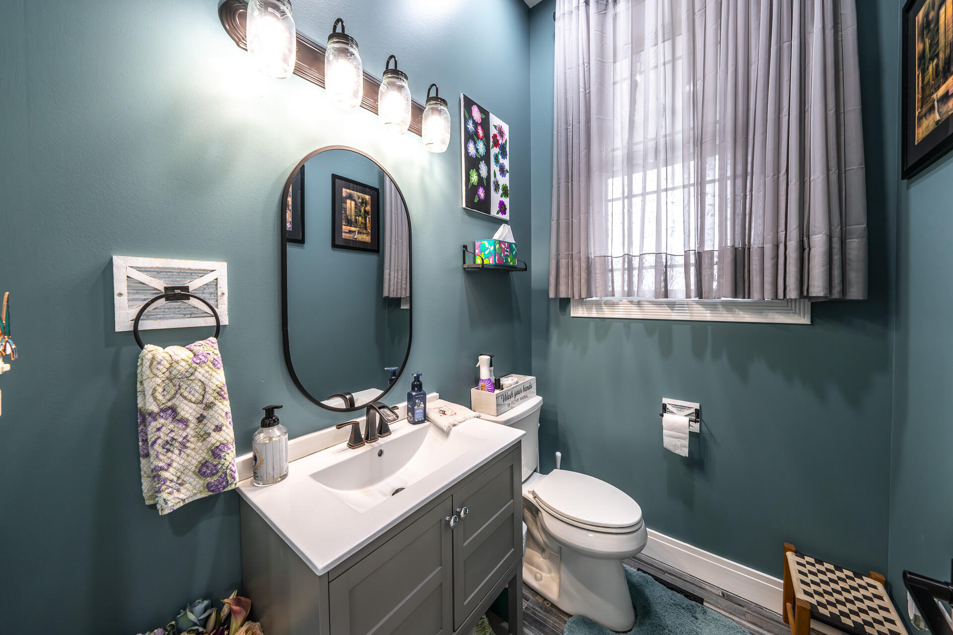 2578 Back Road Lyons, WI 53147 - Photo 23 of 46 Powder Room off Great Room