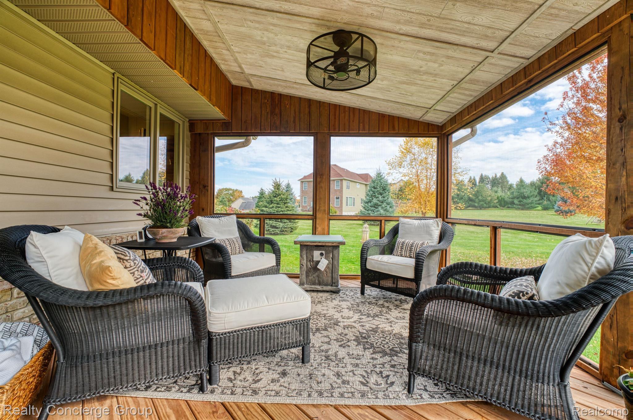 1172 Thorn Ridge Drive Howell, MI 48843 - Photo 20 of 71 Fall in love w/ Michigan's 4-seasons in sunroom