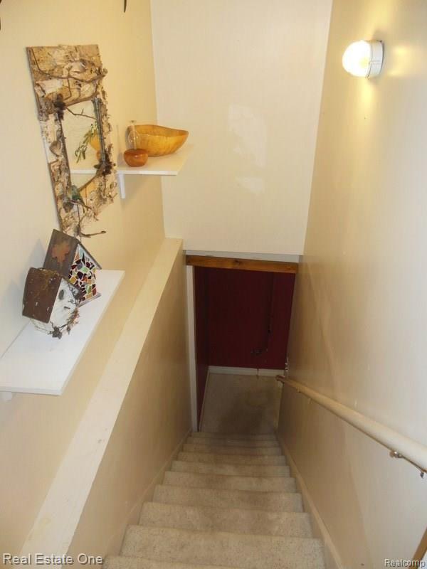 5757 Argentine Road Howell, MI 48855 - Photo 23 of 39 Staircase to Finished Lower Level
