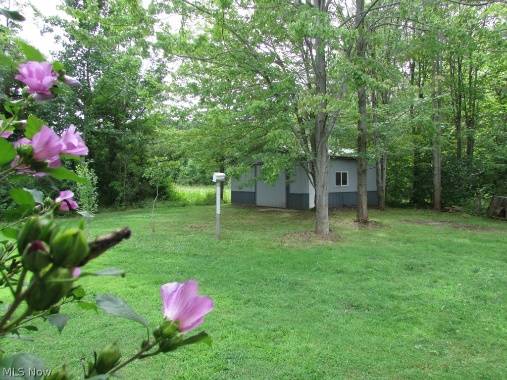 12044 Huntoon Road Painesville, OH 44077 - Photo 17 of 25 There is a large outbuilding nestled in the back corner of the property.