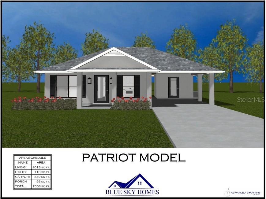2291 Southwest Buena Vista Road Dunnellon, FL 34431 - Photo 1 of 1 a black and white house with a yard