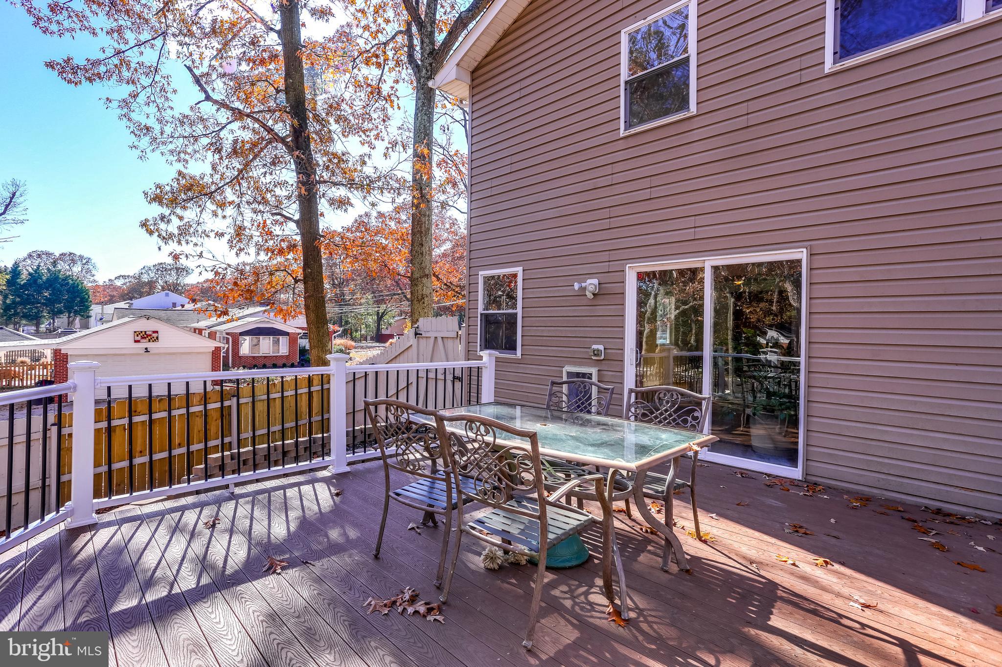 263 Hickory Point Road Pasadena, MD 21122 - Photo 21 of 33 Large Deck for entertaining