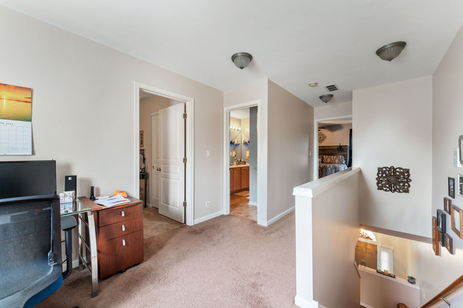 2539 Emily Lane Elgin, IL 60124 - Photo 9 of 15 a view of a kitchen with fridge and workspace