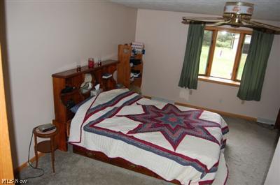 9591 Colton Road Windham, OH 44288 - Photo 10 of 18 Master Suite with Bay Window and Ceiling Fan