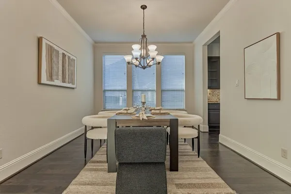 a kitchen with lots of counter space