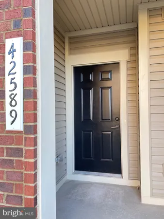 a view of front door