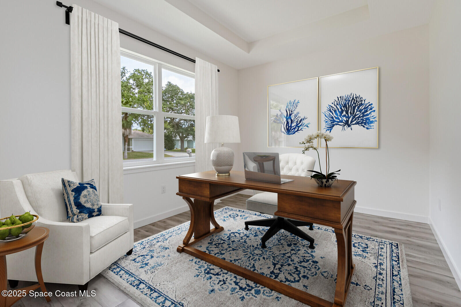 958 Chace Lane Northeast Palm Bay, FL 32905 - Photo 7 of 27 a living room with furniture and a window