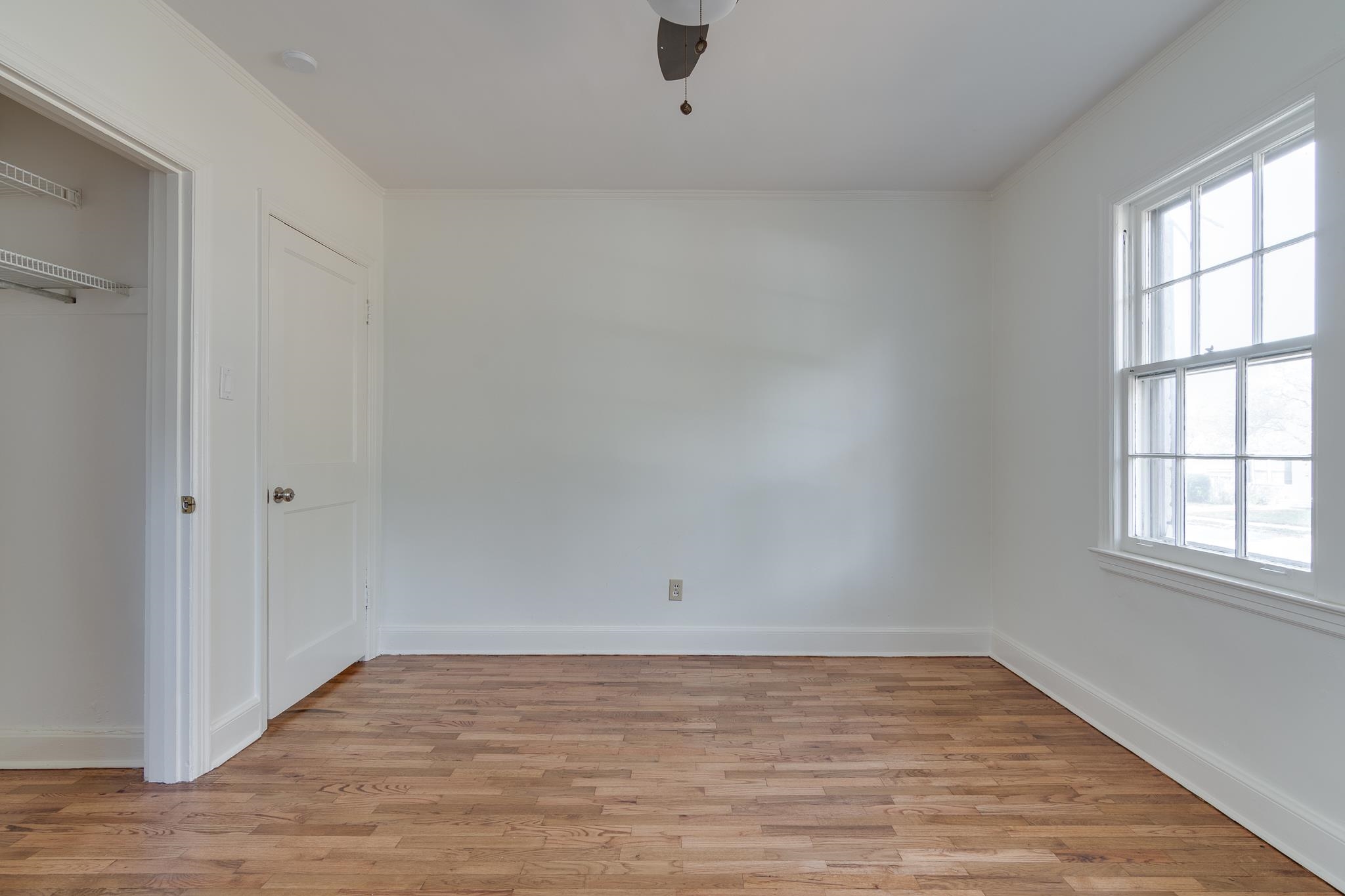 2767 Iroquois Road Memphis, TN 38111 - Photo 22 of 28 Unfurnished bedroom featuring light hardwood / wood-style flooring and ceiling fan