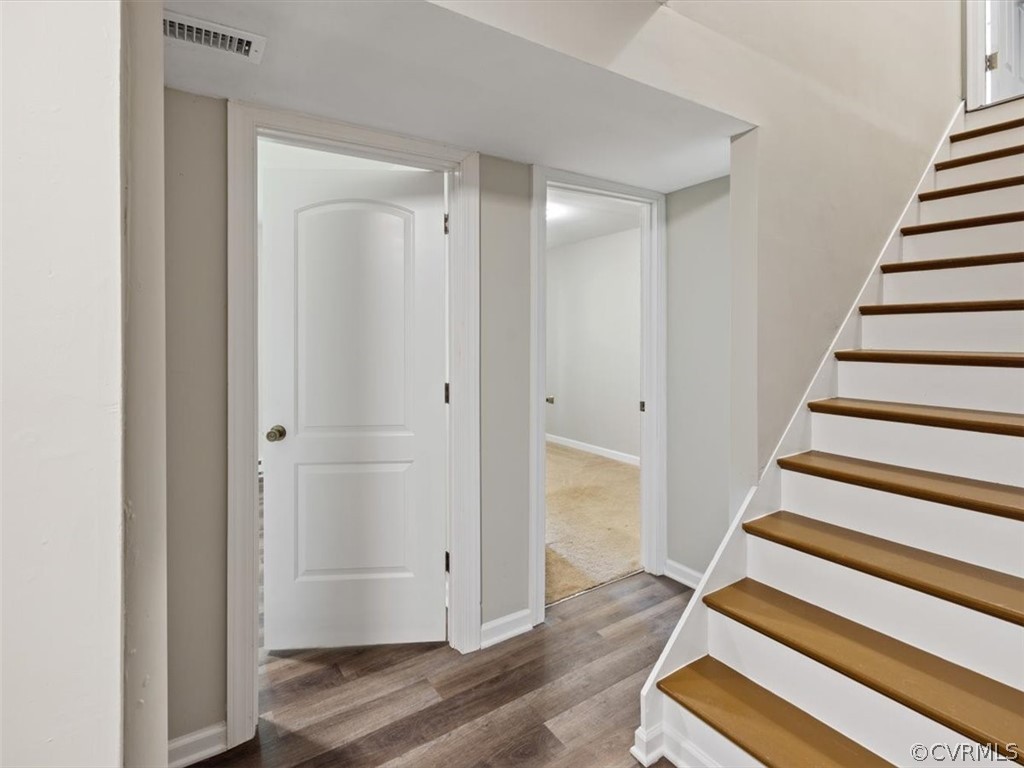 2249 Lakeview Drive Powhatan, VA 23139 - Photo 20 of 38 a view of entryway with wooden floor