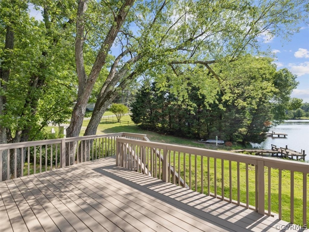 2249 Lakeview Drive Powhatan, VA 23139 - Photo 25 of 38 a view of a wooden street from a balcony