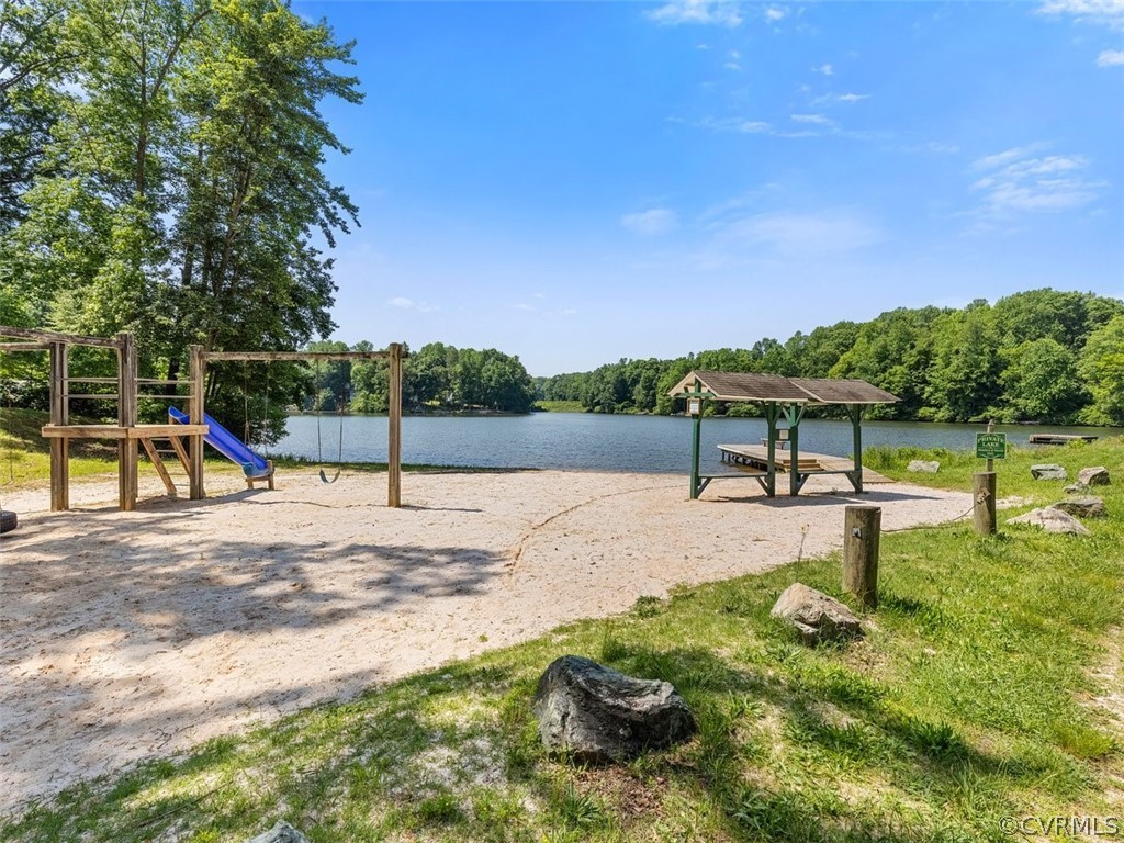 2249 Lakeview Drive Powhatan, VA 23139 - Photo 35 of 38 a view of a backyard with swimming pool