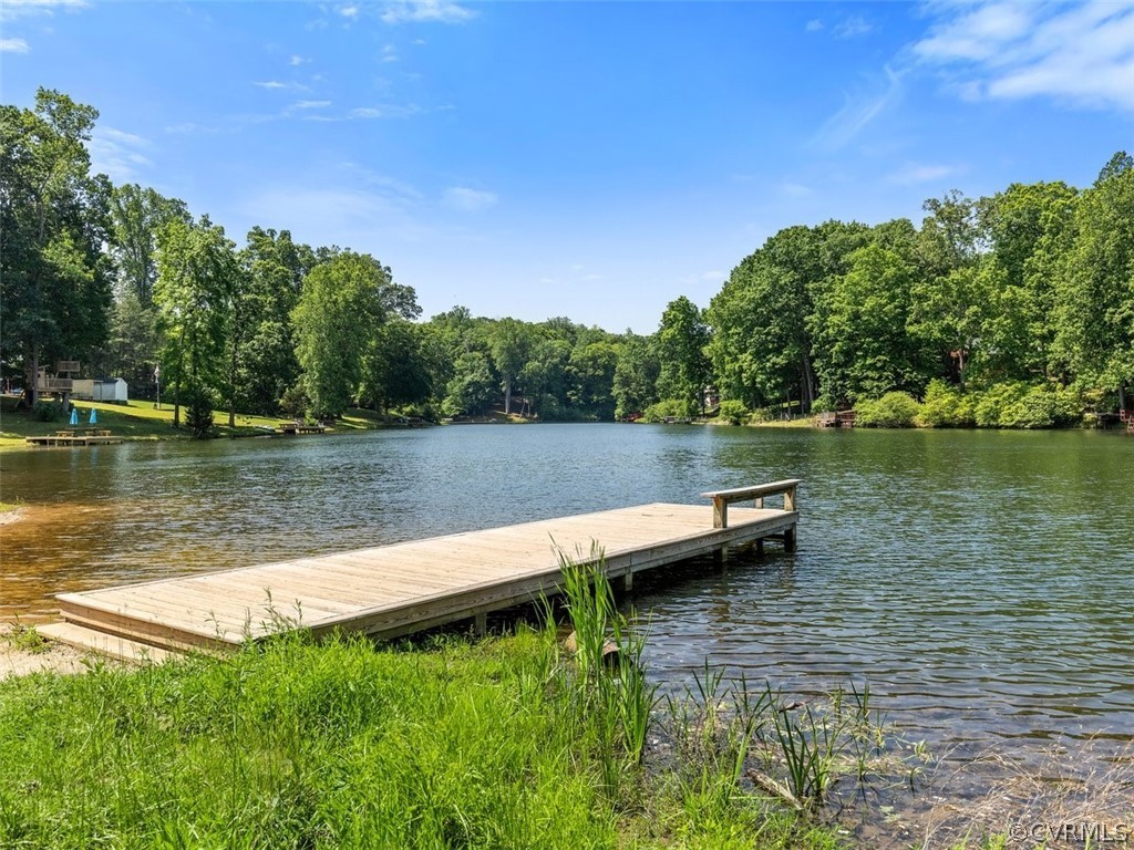 2249 Lakeview Drive Powhatan, VA 23139 - Photo 37 of 38 a view of lake with outdoor seating