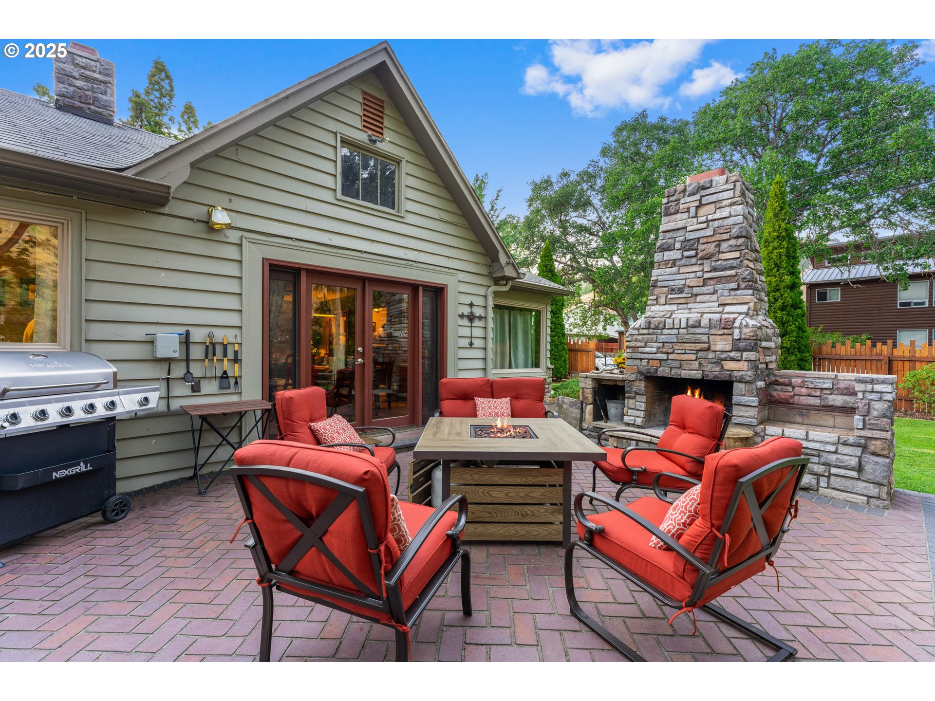 218 2nd Street Klickitat, WA 98628 - Photo 14 of 28 a outdoor space with patio the couches and a dining table with the garden view