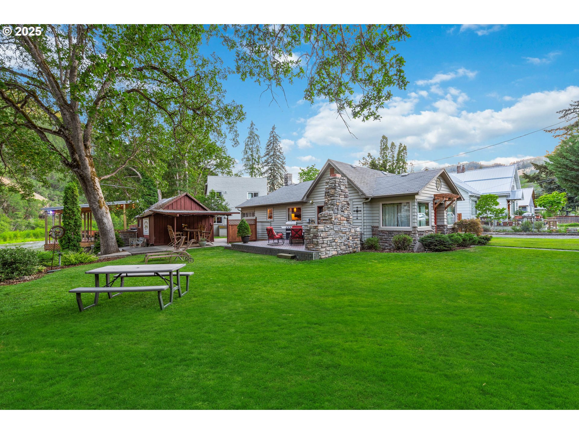 218 2nd Street Klickitat, WA 98628 - Photo 27 of 28 a view of a house with a big yard